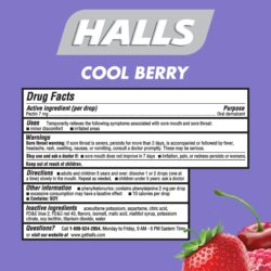 keo halls thong co giam ho halls sugar free breezers cool berry 20 vien ka