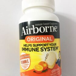 Kẹo ngậm bổ sung vitamin và khoáng chất từ Airborne Immune Support Supplement 116 viên (Cam) 16 keo ngam bo sung vitamin va khoang chat tu airborne immune support supplement 116 vien cam knwa