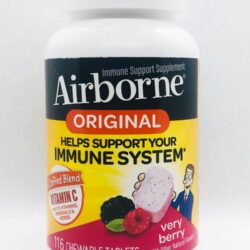 Kẹo ngậm bổ sung vitamin và khoáng chất từ Airborne Immune Support Supplement 116 viên (Dâu) 8 keo ngam bo sung vitamin va khoang chat tu airborne immune support supplement 116 vien dau knwa