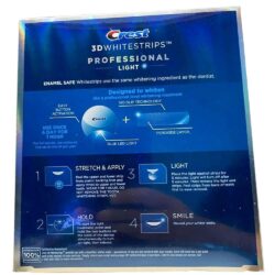 Miếng dán kèm máy chiếu làm trắng răng Crest 3D Whitestrips Professional 14 miếng + 1 Light 6 mieng dan kem may chieu lam trang rang crest 3d whitestrips professional 14 mieng 1 light ka