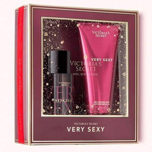set duong the xit thom victorias secret very sexy fragrance lotion mist mini holiday 2020 ka