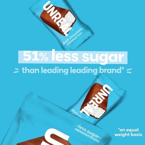 socola nhan dua unreal dark chocolate coconut minis 435g kb