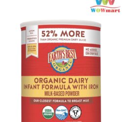 Sữa bột cho trẻ 0- 12 tháng Earth's Best Organic Dairy Infant Powder Formula 992g