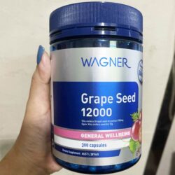 Viên uống chống oxy hóa Wagner Grape Seed 12000mg 300 Capsules 6 vien uong chong oxy hoa wagner grape seed 12000mg 300 capsules ka