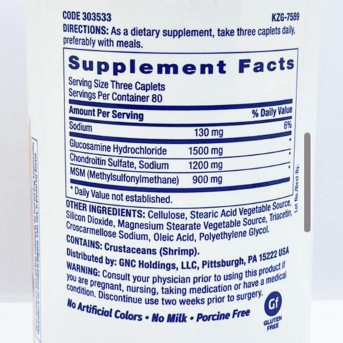 vien uong ho tro sun khop gnc triflex 240 caplets 110226 kd