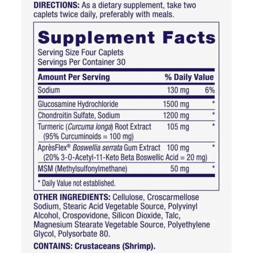 vien uong ho tro sun khop gnc triflex fast acting 120 caplets 101225 kf