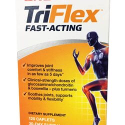 vien uong ho tro sun khop gnc triflex fast acting 120 caplets 25923 ka