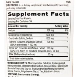 vien uong ho tro sun khop gnc triflex fast acting 120 caplets 25923 kh