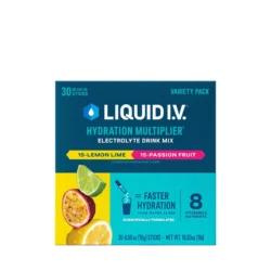 Bột điện giải Liquid I.V. Hydration Multiplier 30 gói (Passion Fruit)
