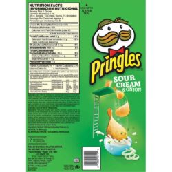 Bánh snack khoai tây Pringles Cream Onion 158g x 14 lon (vị kem hành) 13 banh snack khoai tay pringles cream onion 158g x 14 lon vi kem hanh kd