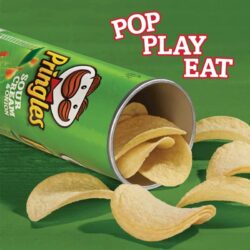 Bánh snack khoai tây Pringles Cream Onion 158g x 14 lon (vị kem hành) 14 banh snack khoai tay pringles cream onion 158g x 14 lon vi kem hanh ke