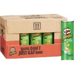 Bánh snack khoai tây Pringles Cream Onion 158g x 14 lon (vị kem hành) 11 banh snack khoai tay pringles cream onion 158g x 14 lon vi kem hanh kf