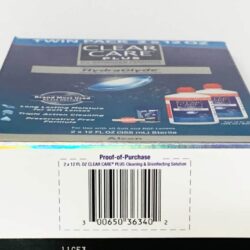 dung dich khu trung contact lens clear care plus hydraglyde 355ml x2 chai lens cases kra