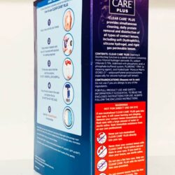 dung dich khu trung contact lens clear care plus hydraglyde 355ml x2 chai lens cases krd