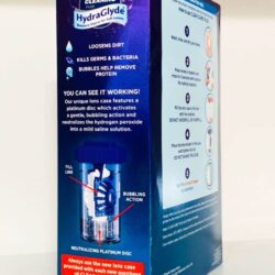 dung dich khu trung contact lens clear care plus hydraglyde 355ml x2 chai lens cases kre