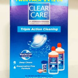Dung dịch khử trùng contact lens Clear Care Triple Action 355ml x2 chai +1 Lens Cases 7 dung dich khu trung contact lens clear care triple action 355ml x2 chai 1 lens cases knb