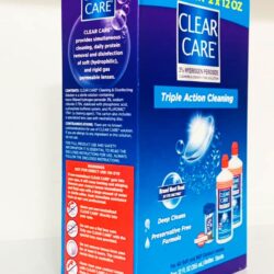 Dung dịch khử trùng contact lens Clear Care Triple Action 355ml x2 chai +1 Lens Cases 10 dung dich khu trung contact lens clear care triple action 355ml x2 chai 1 lens cases knc
