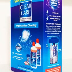 Dung dịch khử trùng contact lens Clear Care Triple Action 355ml x2 chai +1 Lens Cases 9 dung dich khu trung contact lens clear care triple action 355ml x2 chai 1 lens cases knd