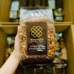 Hạnh nhân không muối Mourad’s Coffee & Nuts Almonds Unsalted 500g 9 hanh nhan khong muoi mourads coffee nuts almonds unsalted 500g kc