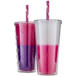 set 2 ly doi mau parker lane color changing tumbler 650ml kem 4 ong hut hong kd
