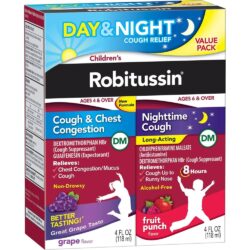 Siro giảm ho, đau ngực cho bé Robitussin Cough+Chest Congestion DM Combo 2 chai x 118ml 8 siro giam ho dau nguc cho be robitussin cough chest congestion dm combo 2 chai x 118ml ka