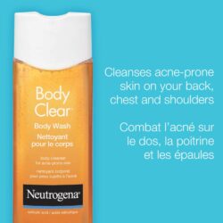 Sữa tắm ngăn mụn lưng Neutrogena Body Clear Body Wash 250ml 8 sua tam ngan mun lung neutrogena body clear body wash 250ml kc