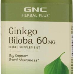 Viên uống bổ não GNC Ginkgo Biloba 60mg 300 Capsules 5 vien uong bo nao gnc ginkgo biloba 60mg 300 capsules ka