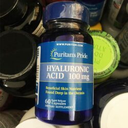 Viên uống bổ sung Puritan’s Pride Hyaluronic Acid 100mg 60 viên 4 vien uong bo sung puritans pride hyaluronic acid 100mg 60 vien ka