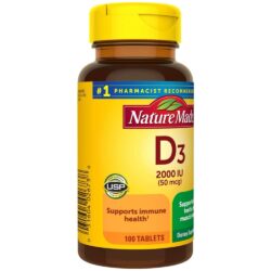 Viên uống bổ sung Vitamin D3 Nature Made Vitamin D3 2000IU (50mcg) 100 Tablets 6 vien uong bo sung vitamin d3 nature made vitamin d3 2000iu 50mcg 100 tablets kc