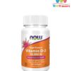 Viên uống bổ sung Vitamin D3 Now Vitamin D3 10000 IU 120 Softgels