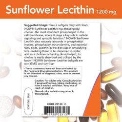Viên uống chống tắc tia sữa Now Sunflower Lecithin 1200mg 200 Softgels 11 vien uong chong tac tia sua now sunflower lecithin 1200mg 200 softgels ke