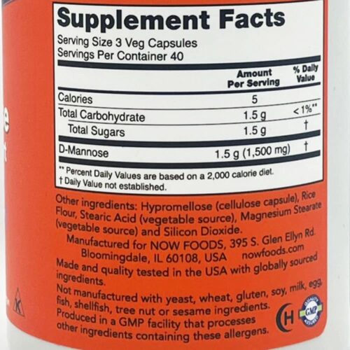 vien uong ho tro duong tiet nieu now d mannose 500mg 120 capsules 090126 ke