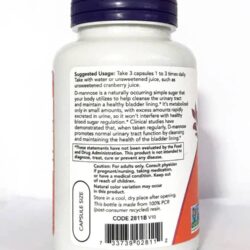 Viên uống hỗ trợ đường tiết niệu Now D-Mannose 500mg 120 Capsules 15 vien uong ho tro duong tiet nieu now d mannose 500mg 120 capsules 220425 kcm2