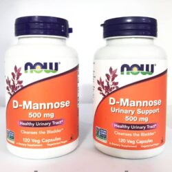 Viên uống hỗ trợ đường tiết niệu Now D-Mannose 500mg 120 Capsules 12 vien uong ho tro duong tiet nieu now d mannose 500mg 120 capsules 220425 kf