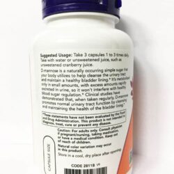 Viên uống hỗ trợ đường tiết niệu Now D-Mannose 500mg 120 Capsules 11 vien uong ho tro duong tiet nieu now d mannose 500mg 120 capsules kc