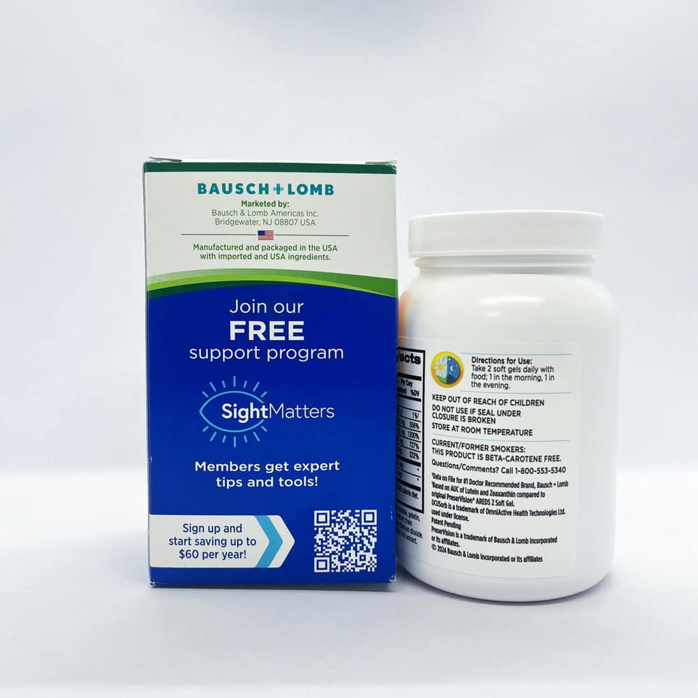 Viên uống sáng mắt cho người lớn Preservision AREDS2 Formula 120 Mini Softgels 4 Viên uống sáng mắt cho người lớn Preservision AREDS2 Formula 120 Mini Softgels - Ảnh 4