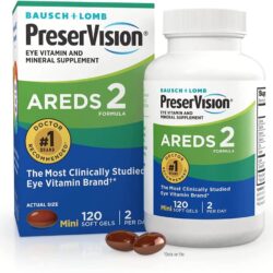 Viên uống sáng mắt cho người lớn Preservision AREDS2 Formula 120 Mini Softgels 15 vien uong sang mat cho nguoi lon preservision areds2 formula 120 softgels kna