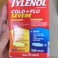 Viên uống Tylenol Cold & Flu Severe Day 48 Caplets & Night 24 Caplets (72 Caplets) 8 vien uong tylenol cold flu severe day 48 caplets night 24 caplets 72 caplets 040224 ka