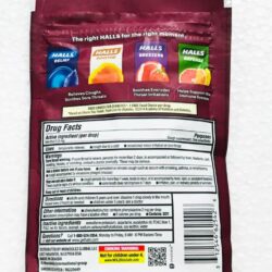 Kẹo Halls thông cổ, mát họng Halls Sugar Free Relief Black Cherry 25 viên 7 keo halls thong co mat hong halls sugar free relief black cherry 25 vien kc