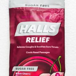 Kẹo Halls thông cổ, mát họng Halls Sugar Free Relief Black Cherry 25 viên 6 keo halls thong co mat hong halls sugar free relief black cherry 25 vien kd