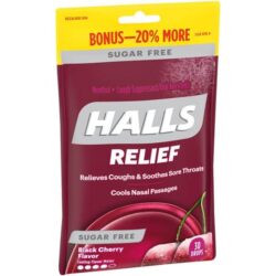 keo halls thong co mat hong halls sugar free relief black cherry 30 vien kb