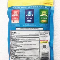 Kẹo Halls thông cổ, mát họng Halls Sugar Free Relief Mountain Menthol 70 viên 6 keo halls thong co mat hong halls sugar free relief mountain menthol 70 vien knb