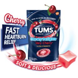 Kẹo mềm Tums giảm ợ nóng trào ngược dạ dày Tums Antacid Chewy Delights 32 Soft Chews 7 keo mem tums giam o nong trao nguoc da day tums antacid chewy delights 32 soft chews kc