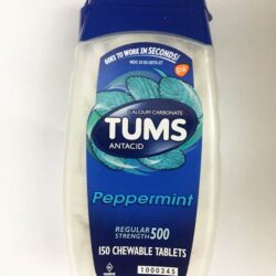 Kẹo ngậm giảm đầy hơi khó tiêu Tums Antacid 500mg Peppermint 150 viên 7 keo ngam giam day hoi kho tieu tums antacid 500mg peppermint 150 vien kc