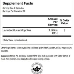 men vi sinh swanson probiotic 120 capsules ka