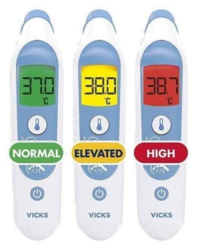 Nhiệt kế thông minh Vicks No Touch 3 in 1 Thermometer 25 nhiet ke thong minh vicks no touch 3 in 1 thermometer kg