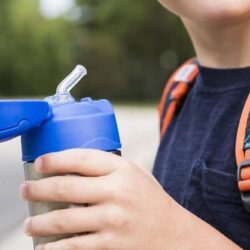 Set bình + hộp đựng thức ăn giữ nhiệt cho bé Thermos Funtainer Lunch Set 355ml + 290ml (Pink) 21 set binh hop dung thuc an giu nhiet cho be thermos funtainer lunch set 355ml 290ml blue ka