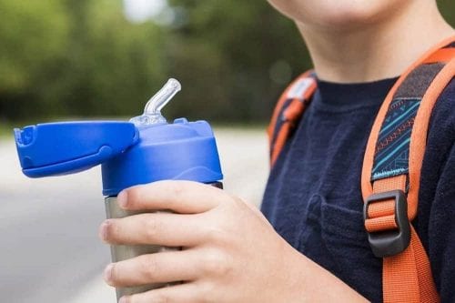 Set bình + hộp đựng thức ăn giữ nhiệt cho bé Thermos Funtainer Lunch Set 355ml + 290ml (Pink) 24 set binh hop dung thuc an giu nhiet cho be thermos funtainer lunch set 355ml 290ml blue ka