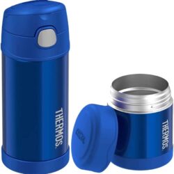 set binh hop dung thuc an giu nhiet cho be thermos funtainer lunch set 355ml 290ml blue kb