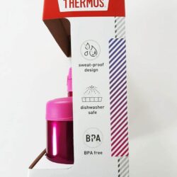 Set bình + hộp đựng thức ăn giữ nhiệt cho bé Thermos Funtainer Lunch Set 355ml + 290ml (Pink) 12 set binh hop dung thuc an giu nhiet cho be thermos funtainer lunch set 355ml 290ml pink kb